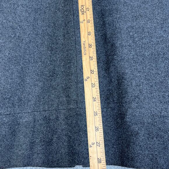 Cashmere & Wool Coat Jacket Mens EU 60 US 50 Black Full Zip Lined Neutral Collar - Picture 10 of 12